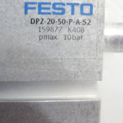 Festo 159877 DPZ-20-50-P-A-S2 Doppelkolbenzylinder / Neu