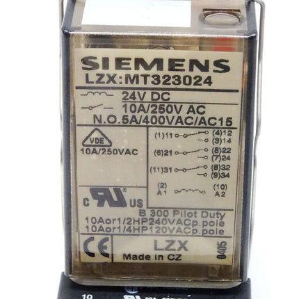 Siemens Simirel Stecksockel MT78750 + Steckrelais MT323024