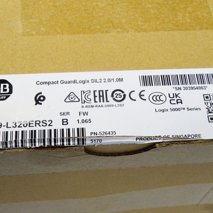 Allen-Bradley 5069-L320ERS2 Compact GuardLogix SIL2 2.0/1.0M / Neu OVP