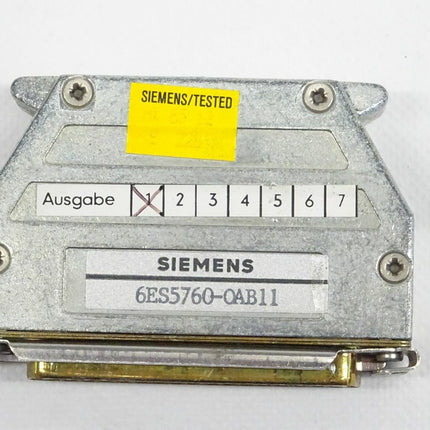 Siemens 6ES5760-0AB11 Simatic S5 Stecker 6ES5 760-0AB11 E:01