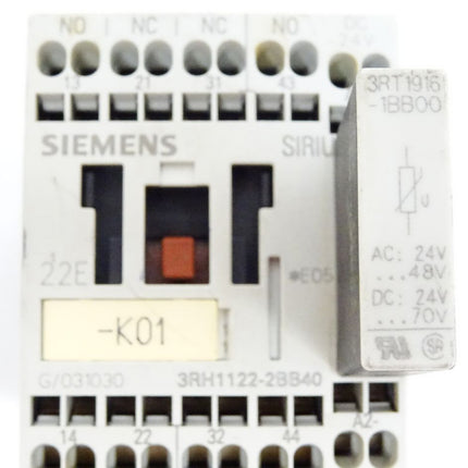 Siemens 3RH1122-2BB40 + 3RT1916-1BB00