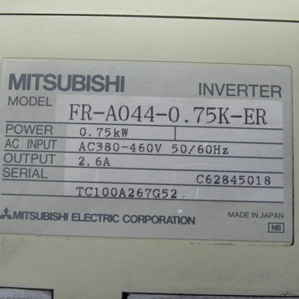 Mitsubushi FR-A044-0.75K-ER Fredrol-A044 / FR-A044-0.4K-ER Frequenzumrichter