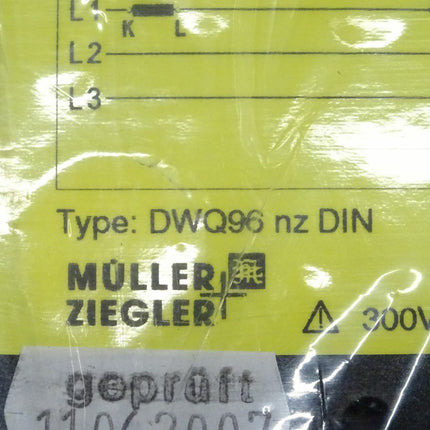 Müller Ziegler DWQ96 nz DIN NEU versiegelt