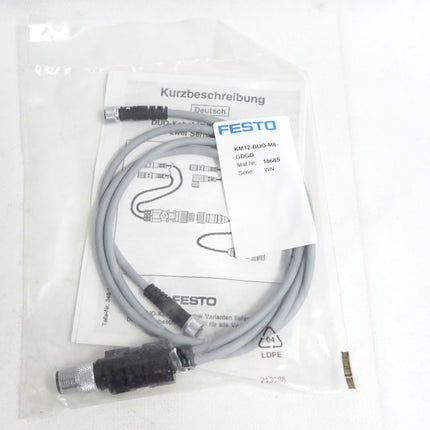 Festo 18685 DUO-Leitung KM12-DUO-M8-GDGD / Neu OVP