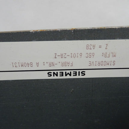 Siemens 6SC6101-2A-Z Simodrive 610 Rack leer 6SC 6101-2A-Z