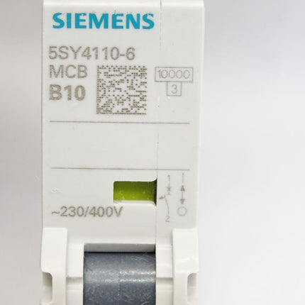 Siemens Leitungsschutzschalter 5SY4110-6 MCB B10 / unbenutzt