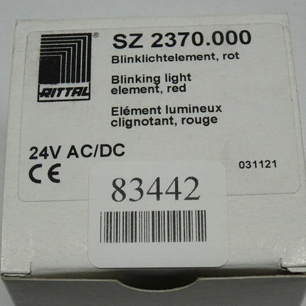 Rittal SZ 2370.000 Blinklichtelement rot 24V neu-OVP