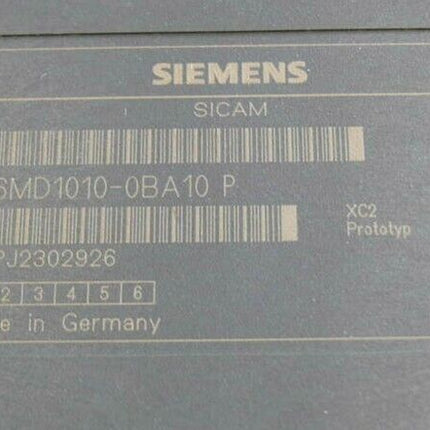 Siemens S7 SICAM 6MD1010-0BA10 P / 6MD 1010-0BA10 / E:01