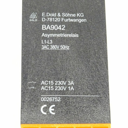 E. Dold & Söhne KG BA9042 Asymmetrierelais neu-OVP