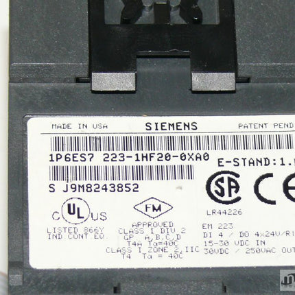 Siemens 6ES7223-1HF20-0XA0 Simatic S7 6ES7 223-1HF20-0XA0 E:01