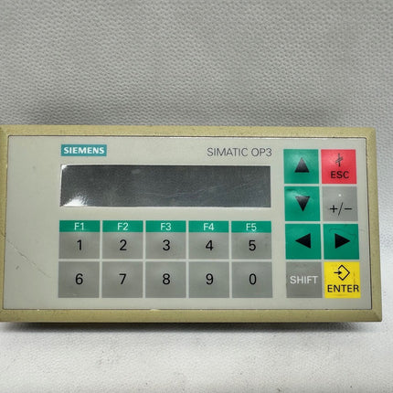 Siemens Front OP3 Panel 6AV3503-1DB10 Rahmen ok