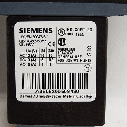 Siemens Sirius 3RT2035-1CL24-3MA0 Leistungsschütz