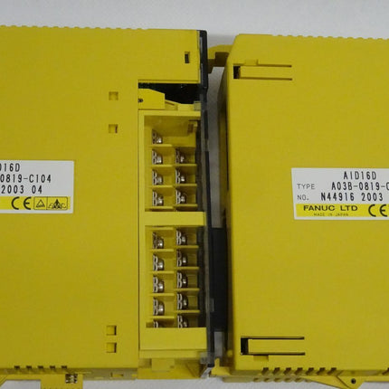 Fanuc Rack Set A03B-0819-C152 ABU10A AOD08D AOD16D AAD04A AID16D AIF01A