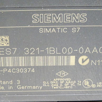 Siemens SM321 6ES7321-1BL00-0AA0 / 6ES7 321-1BL00-0AA0