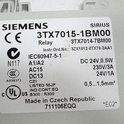 Siemens 3TX7015-1BM00 Relais