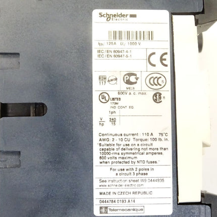 Schneider Electric LP1D80008 / Leistungsschütz