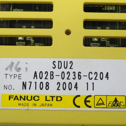 Fanuc A02B-0236-C204 Eingangs Einheit SDU2 N7108 2004-11 neu