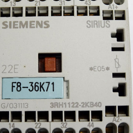 Siemens 3RH1122-2KB40 Koppelschütz