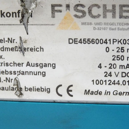 Fischer DE45560041PK03MW Digitaler Differenzdruckschalter DE45 0-25mbar