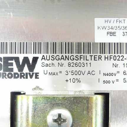 SEW MOVIDRIVE® MOVITRAC® Ausgangsfilter HF022-503 / HF 022-503 8260311