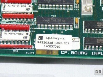 c.p.bourg s.a. 9422055d / 0026- 203 / 140E37010 / Input Board