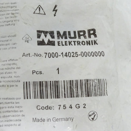 Murr Elektronik Schraubklemmanschluss 7000-14025-0000000 / Neu OVP