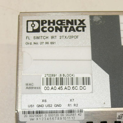 Phoenix Contact FL Switch IRT 2TX/2POF / 2700691 HW:01