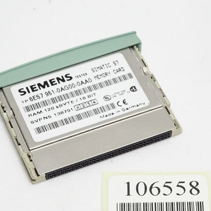 Siemens Memory Card 128KB 6ES7951-0AG00-0AA0 6ES7 951-0AG00-0AA0