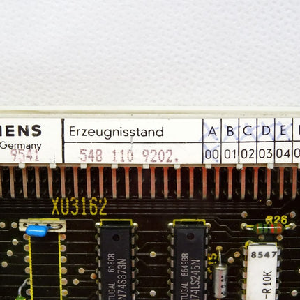 Siemens Karte 6FX1111-0AB02 5481109202.00 E:E