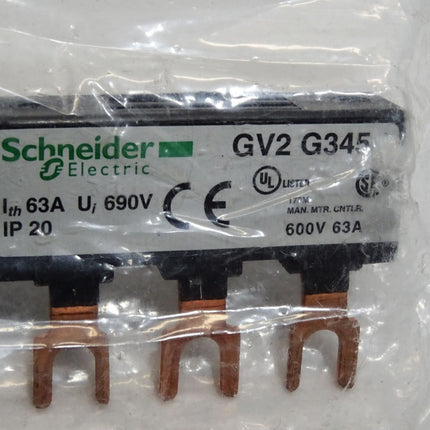 Schneider Electric Drehstrom-Sammelschienensystem GV2 G345 GV2G345 63A 690V / Neu