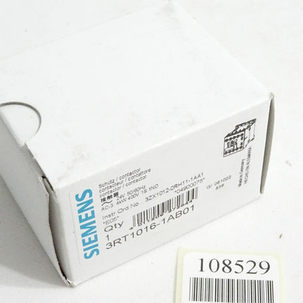 Siemens Schütz 3RT1016-1AB01 / Neu OVP