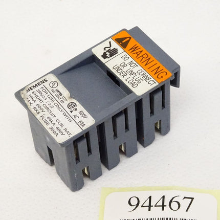 Siemens 3RV2917-5BA00 Erweiterungsstecker zur Verbindung von 3-Phasen-Sammelschienen