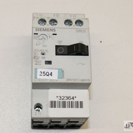 Siemens Schütz 3RV1011-0BA15 E:7 / 3RV1 011-0BA15