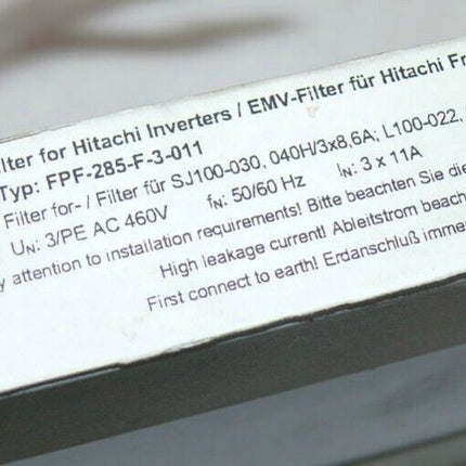 NEU - EMC-Filter für Hitachi Frequenzumrichter / FPF-285-F-3-011