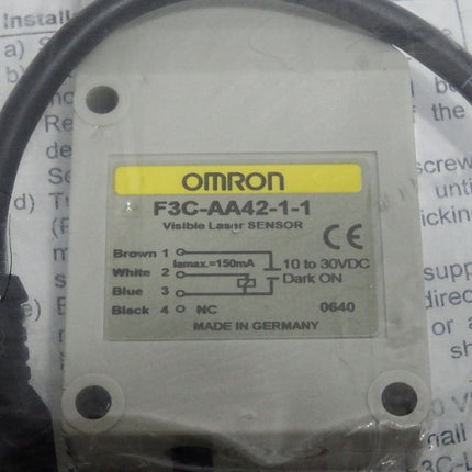 Omron F3C-AA42-1-1 Photoelectric Sensor / Neu - Unbenutzt