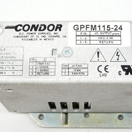 Condor Power Supply GPFM115-24 / 4.8A 24V