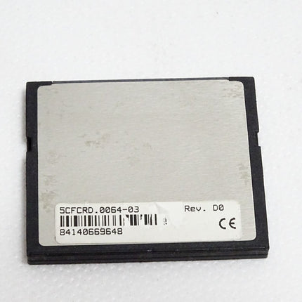 B&R 5CFCRD.0064-03 Rev.F0 CompactFlash 64 MByte Western Digital (SLC)