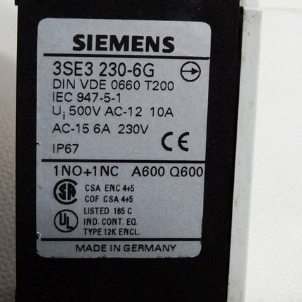 Siemens 3SE3230-6G Positionsschalter