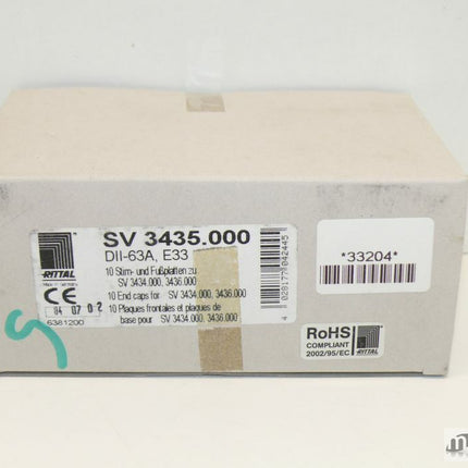 NEU-OVP Rittal SV 3435.000 Stim- und Fußplatten DII-63A, E33