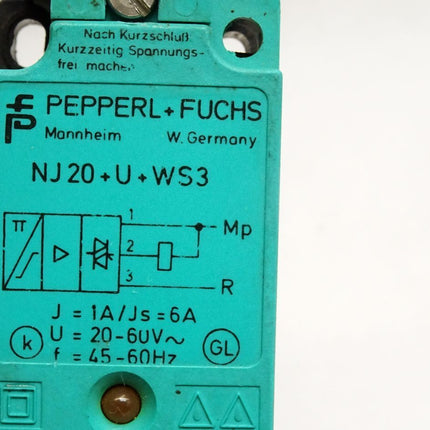 Pepperl+Fuchs NJ20+U+WS3 20-60V 6A Induktiver Sensor