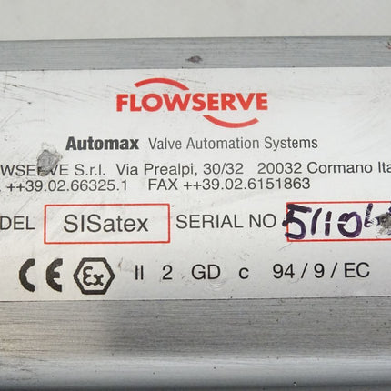 Flowserve Automax Ventil SISatex S085D S183118/3-1