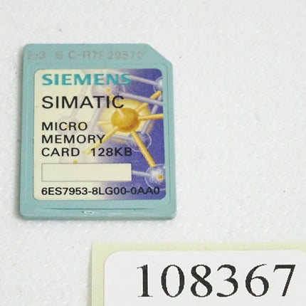 Siemens Micro Memory Card 128KB 6ES7953-8LG00-0AA0 6ES7 953-8LG00-0AA0