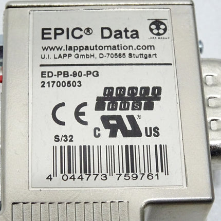 Lapp Automation EPIC Data ED-PB-90-PG 21700503