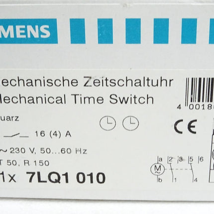 Siemens Mechanische Zeitschaltuhr 7LQ1010 / Neu OVP