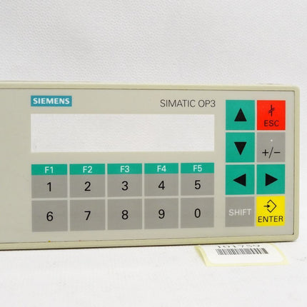 Siemens Front OP3 Panel 6AV3503-1DB10 Rahmen ok runde Ecke