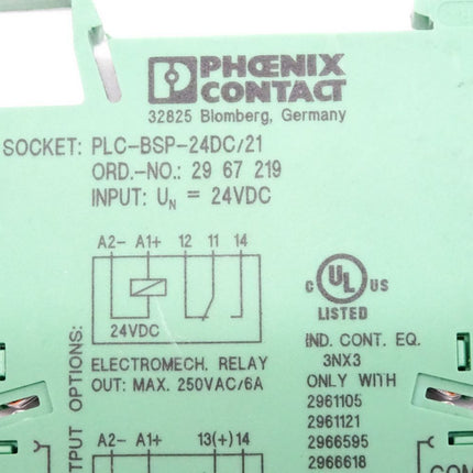 Phoenix Contact 2967219 / PLC-BSP-24DC/21