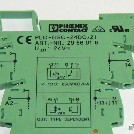 Phönix Contact PLC-BSC-24DC/21 Grundklemme 2966016 Klemme