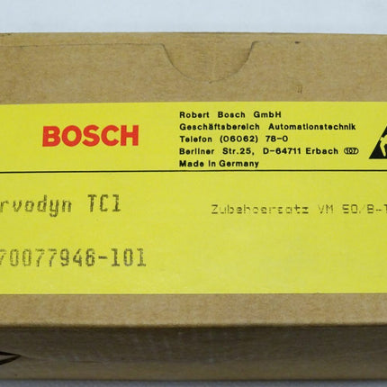 Bosch Servodyn TC1 / Zubehörsatz VM50/B-TC1 / 1070077946-101 / 1070077949-103 / Neu OVP