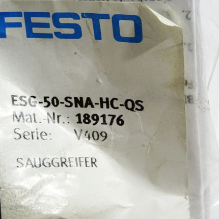 Festo 189176 ESG-50-SNA-HC-QS Sauggreifer / Neu OVP