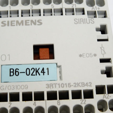 Siemens Leistungsschütz 3RT1015-2KB42